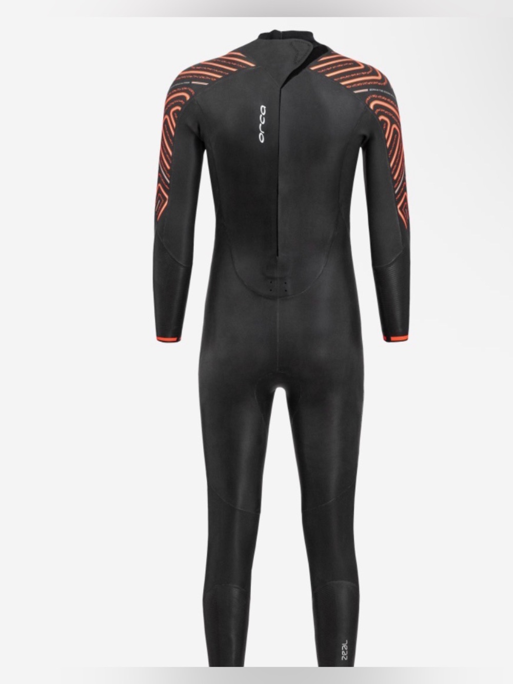 Orca 3.8 Women’s Full Sleeve Triathlon Wetsuit Black Orange Size XS